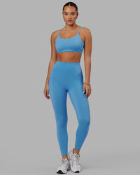 Twist Sports Bra - Azure Blue