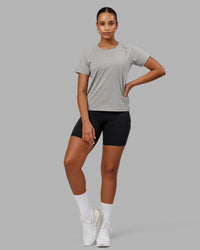 Perform VapourFLX Tee - Lt Grey Marl