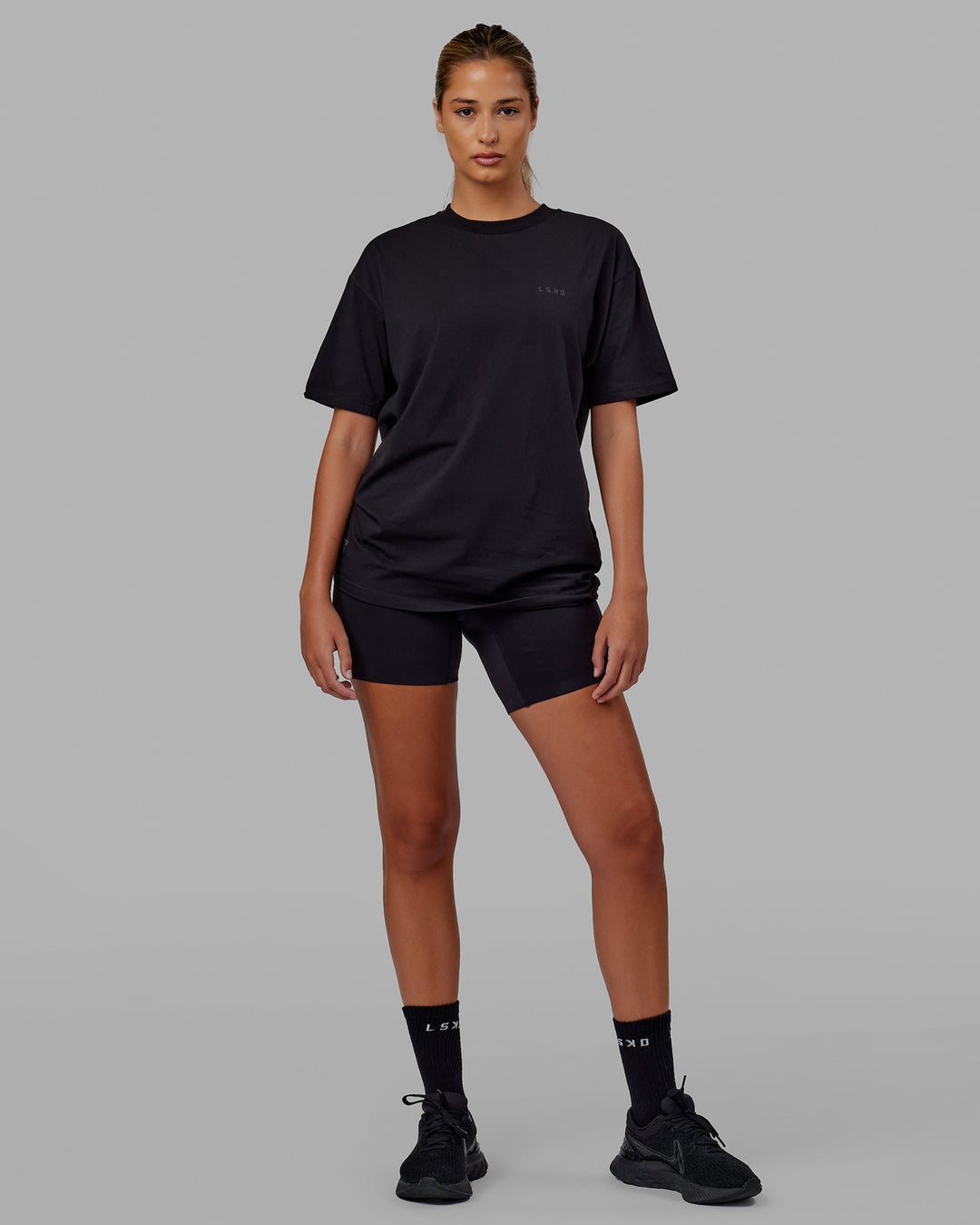 Unisex VS6 FLXCotton Tee Oversize - Triple Black