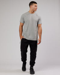 Athlete ForgedFleece Zip Trackpant - Black