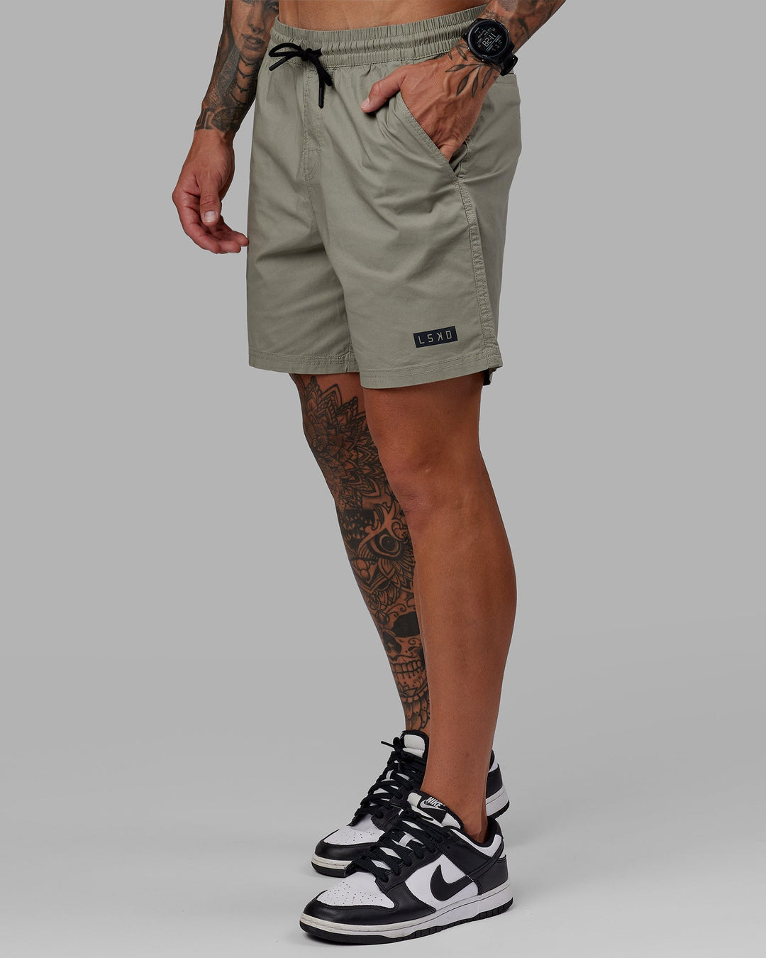 Man wearing Daily Short - Dusty Olive