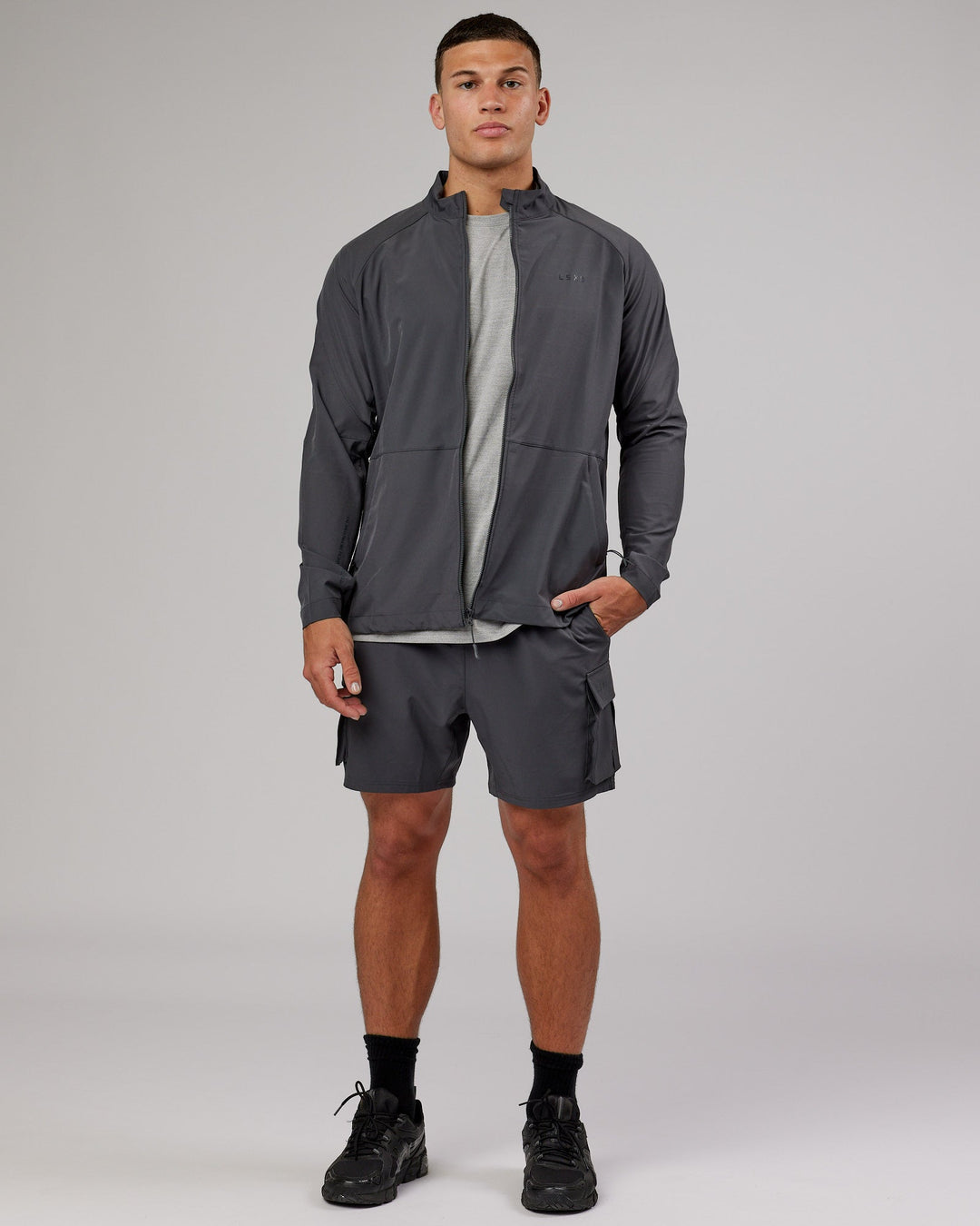 Energy Stretch Performance Jacket - Asphalt