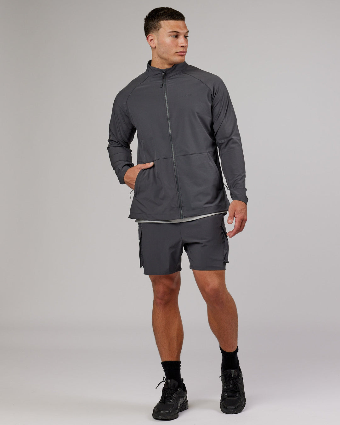 Energy Stretch Performance Jacket - Asphalt