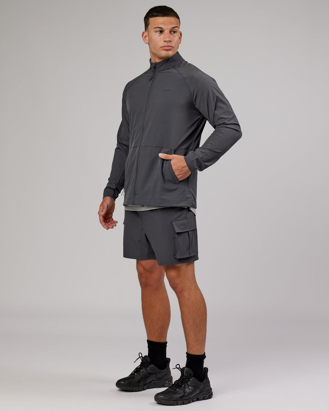 Energy Stretch Performance Jacket - Asphalt