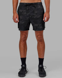 Energy Stretch Performance Cargo Short - Black Camo