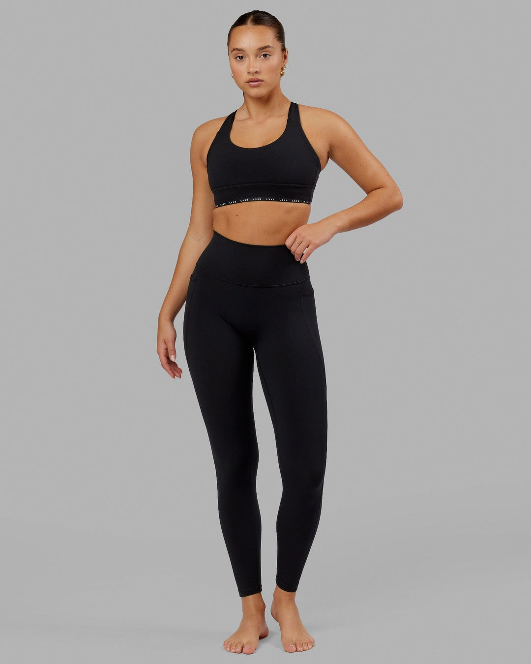 Fusion Full Length Leggings - Black