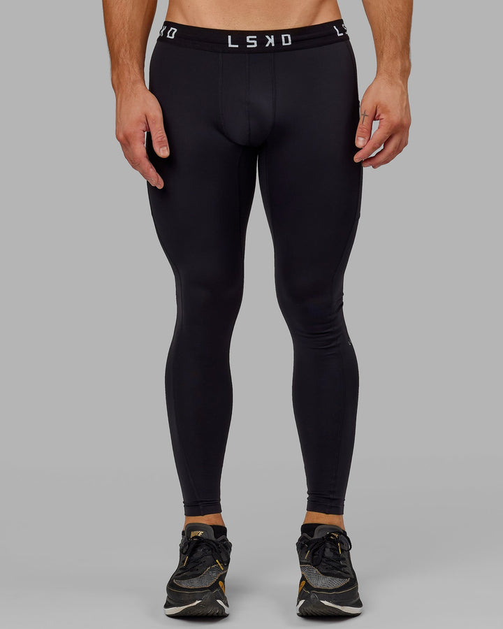 Mens Perform Full Length Tights - Black
