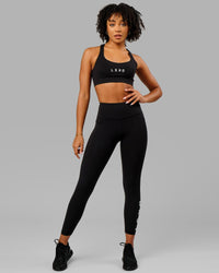 Rep Ultra High-Rise 7/8 Legging Pockets - Black-White