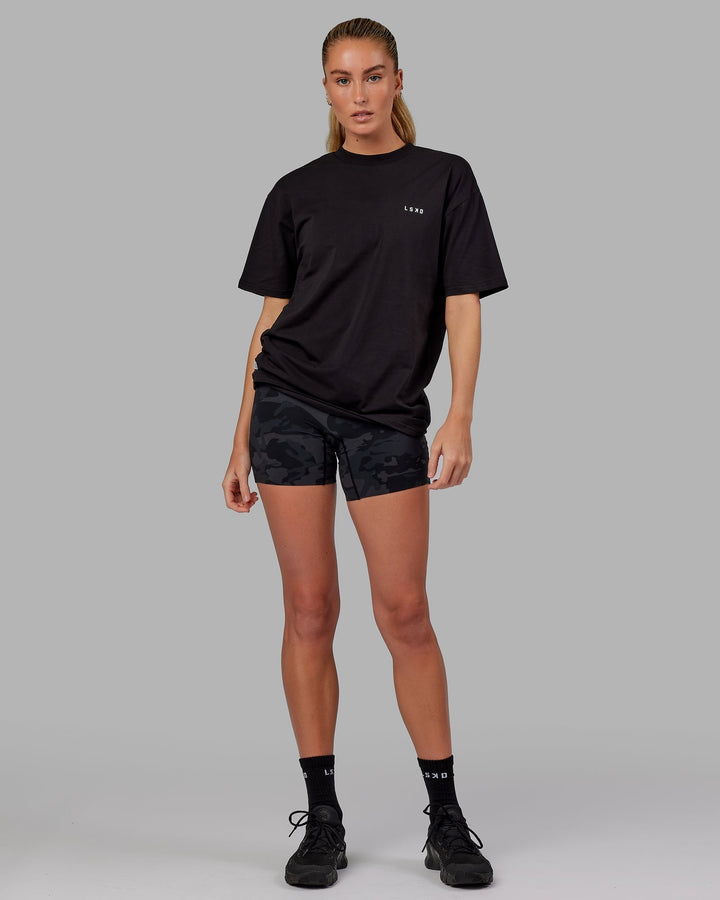 Unisex VS6 FLXCotton Tee Oversize - Black-White