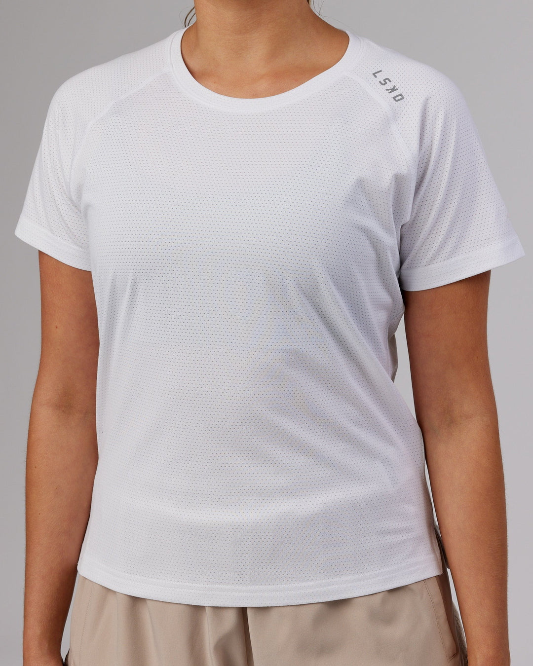 Perform VapourFLX Tee - White Marl