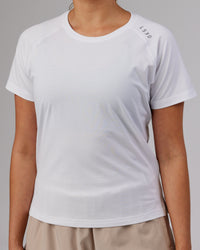 Perform VapourFLX Tee - White Marl