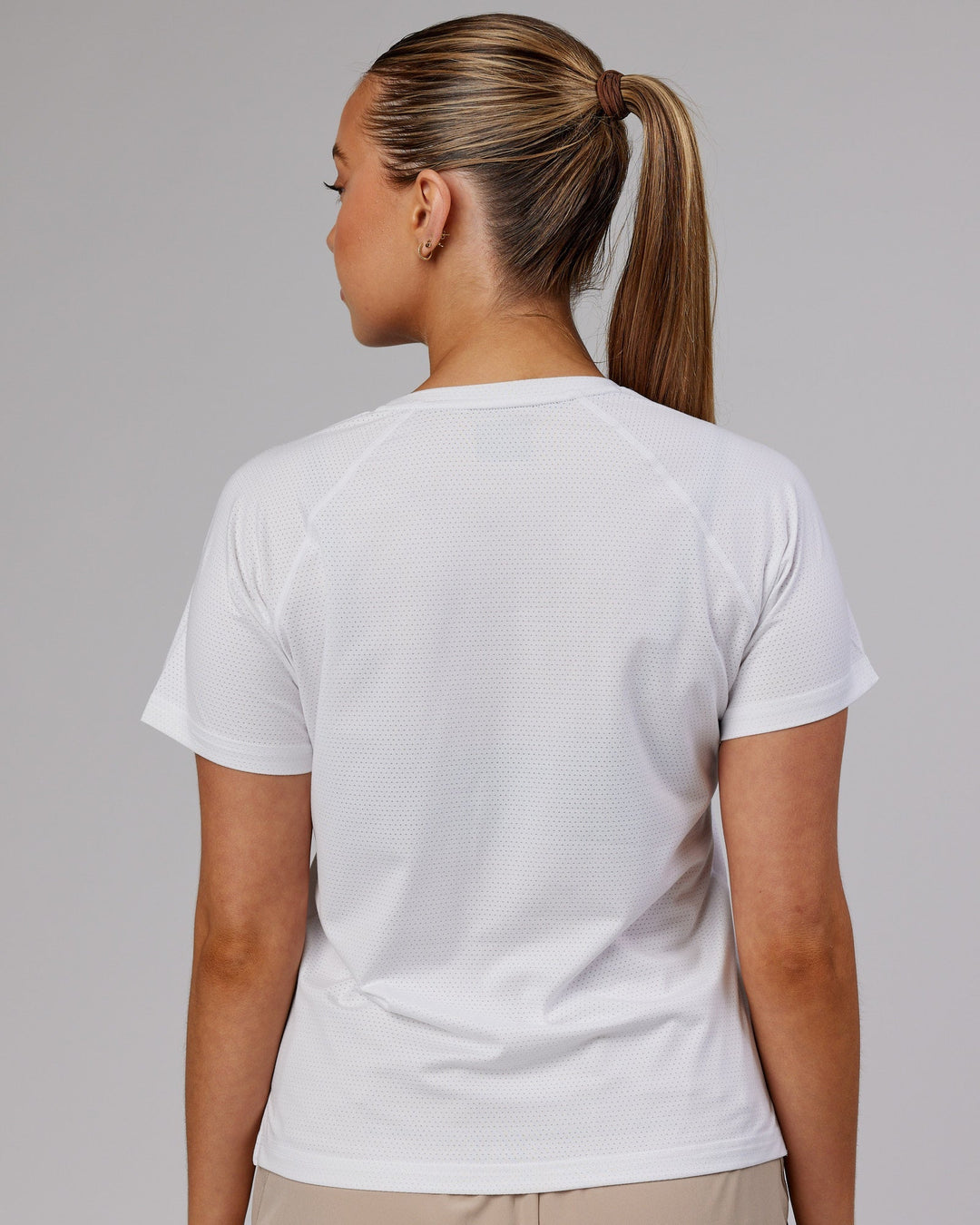 Perform VapourFLX Tee - White Marl