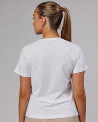 Perform VapourFLX Tee - White Marl